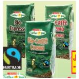 Spar Natur pur Bio-Caffe Crema, Crema Intenso oder Espresso Maximarkt 1 Kilogramm 1 Packung