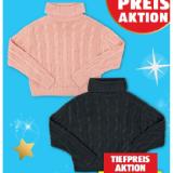 Up 2 Fashion Women Damen-Pullover, Zopfmuster HOFER 1 Stück