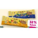 Allos Bio-Frucht- oder -Rohkostriegel verschiedene Sorten Denns BioMarkt 1 Packung