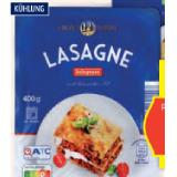 Promotion Bild von CUCINA NOBILE Lasagne Bolognese oder Ricotta-Spinat HOFER 400 Gramm 1 Packung