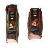 Deluxe Bauchspeck gebraten Wurzenspeck oder Rauchspeck Lidl 226 Gramm