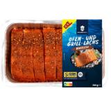 Fischerstolz Frisches XXL BBQ Lachsfilet Mariniert Lidl 750 Gramm 1 Packung