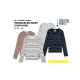 Up 2 Fashion Women Damen-Basic-Shirt, Doppelpkg. versch. Farben und Modelle HOFER 1 Stück