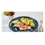 Lachsforellenfilet »Müllerin Art« mit Mandelbutter, Petersilienkartoffeln und grünem Salat INTERSPAR 1 Set