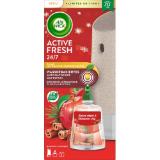 Air Wick Active Fresh 24/7 Automatisches Duftspray Baked Apple & Cinnamon Joy Standgerät, 1 Stk. + Nachfüllung, 1 Stk. dm 1 Packung