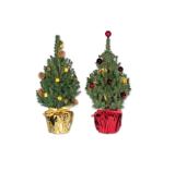 Zuckerhutfichte weihnachtlich dekoriert Verschiedene Dekorationen Lidl 1 Stück