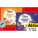 Promotion Bild von Gelatelli Crunchy Cones verschiedene Sorten Lidl 6 Stück 1 Packung