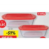 Pyrex daily Glas Frischhaltedosen-Set Lidl 2 Stück 1 Set