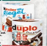 Kinder Riegel 10 Stk., Duplo 10 Stk. od. Country 9 Stk. div. Sorten BILLA PLUS 1 Packung