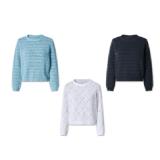 Esmara Damen Pullover In sommerlichem Lochstrick Größen: 36 bis 46 Lidl 1 Stück
