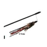 Trixie Spielangel Mit Lederbändchen und Federn DAS FUTTERHAUS 1 Stück