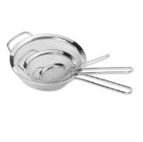 Livarno Home Edelstahl-Küchensieb-Set Lidl 3 Stück