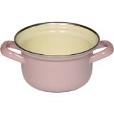 Promotion Bild von Riess Kasserolle mit Chromrand Ø 12 cm, 0,5 l, rosa, Preisangabe ohne MwSt. (Preis inkl. MwSt. 22,16 €), METRO 1 Stück