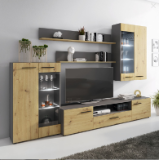 Wohnwand HOFER 5 Stück 1 Set