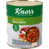 Knorr Meisterkessel Gulaschsuppe, Preisangabe ohne MwSt. (Preis inkl. MwSt. 11,95 €), METRO 2.90 Kilogramm 1 Dose