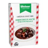 Wiesbauer Hirschgulasch in Rotweinsauce Lidl 300 Gramm 1 Packung