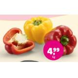 Promotion Bild von Bio-Paprika Denns rot oder gelb BioMarkt 1 Kilogramm