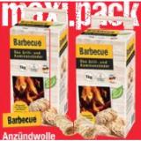 Barbecue Anzündwolle Maximarkt 1 Kilogramm 1 Packung