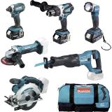 Makita Akku-Spezialset DLX6046, Preisangabe ohne MwSt. (Preis inkl. MwSt. 658,80 €), METRO 1 Set