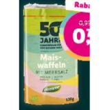Dennree Bio-Maiswaffeln mit Meersalz Denns BioMarkt 120 Gramm 1 Packung