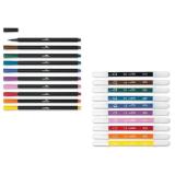 Crelando Stifte-Set, 10 Stück Fineliner oder Brushliner Lidl 1 Set