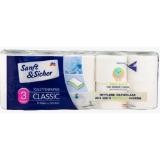 Promotion Bild von Sanft&Sicher Toilettenpapier Classic 3-lagig Mega Rolls dm 10 Rollen 1 Packung