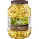 Seeburger Pizzapfefferoni mild, geschnitten, Preisangabe ohne MwSt. (Preis inkl. MwSt. 15,94 €), METRO 2.10 Kilogramm 1 Glas