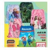 Promotion Bild von Under Cover Schuhbeutel Frozen, Barbie, Super Mario, Jurassic World oder Minnie Mouse Maximarkt 1 Stück
