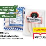 Ablinger Kalbsbratwürstel, Salzburger Landbratwürstel  oder Münchner Weißwurst Maximarkt 1 Packung