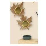 Teelichthalter Blatt Maximarkt 1 Stück