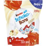Kinder Schokobons od. White, Preisangabe ohne MwSt. (Preis inkl. MwSt. 3,29 €), METRO 200 Gramm 1 Beutel