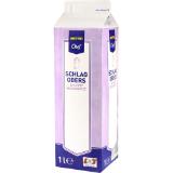 Metro Chef Schlagobers, Preisangabe ohne MwSt. (Preis inkl. MwSt. 6,37 €), METRO 1 Liter 1 Packung