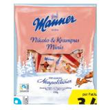 Manner Neapolitaner Nikolo & Krampus Minis HOFER 150 Gramm 1 Packung