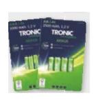 Tronic Wiederaufladbare Akkus AAA oder AA Lidl 4 Stück 1 Set