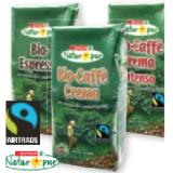 Spar Natur pur Bio-Caffe Crema, Crema Intenso oder Bio-Espresso oder Crema mild Maximarkt 1 Kilogramm 1 Packung