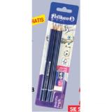 Pelikan Bleistifte HB + Radierer Maximarkt 1 Packung