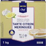 Metro Chef Tarte Citron Meringuee, Preisangabe ohne MwSt. (Preis inkl. MwSt. 9,89 €), METRO 1 Kilogramm 1 Packung