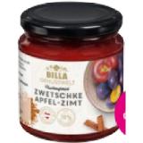 BILLA GENUSSWELT Zwetschke-Apfel-Zimt Fruchtaufstrich Sutterlüty 250 Gramm 1 Glas