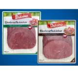 Dulano Rindersaftschinken versch. Sorten Lidl APP Preis 100 Gramm 1 Packung