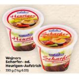 Wojnar's Scharfer- od. Heurigen-Aufstrich BILLA PLUS 330 Gramm 1 Becher