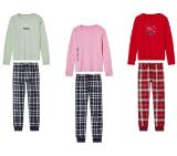 pepperts Kinder Pyjama Aus reiner Baumwolle bzw, mit hohem Baumwollantell Lidl 1 Set