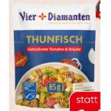 Vier Diamanten Thunfisch Pocket versch. Sorten SPAR 85 Gramm 1 Packung