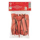 Monarc Bunte Schirmchen Rose-Perlglanz, Gold, Rot oder Silber-Lila HOFER 13.50 Gramm 9 Stück