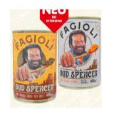 FAGIOLI Schwarze Bohnen oder Pintobohnen alla Bud Spencer INTERSPAR 400 Gramm 1 Dose