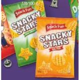Promotion Bild von Snack Fun Snacky Stars versch. Sorten HOFER 125 Gramm 1 Packung