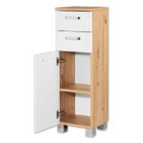 Promotion Bild von Livarno Home Bad-Möbelserie, Seitenschrank ca. 32 x 99 x 33 cm Lidl 1 Stück