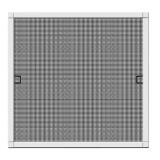 Schellenberg Insektenschutz-Fenster „Plus“, 130 x 150 cm weiß 208436 HELLWEG 1 Stück