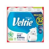 Veltie Toilettenpapier weiß Maximarkt 32 Stück