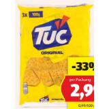 Tuc Cracker Original HOFER 100 Gramm 3 Stück