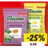 Ricola Kräuterbonbons versch. Sorten Lidl 75 Gramm 1 Packung